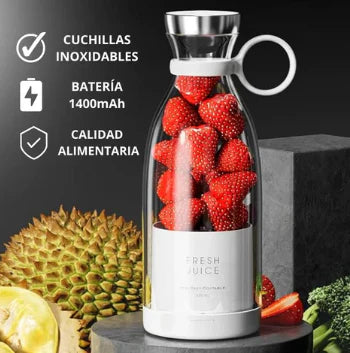 Oferta Especial: FreshJuice™ Batidora Portátil 350ml con 30% OFF + Envío GRATIS. 🚀