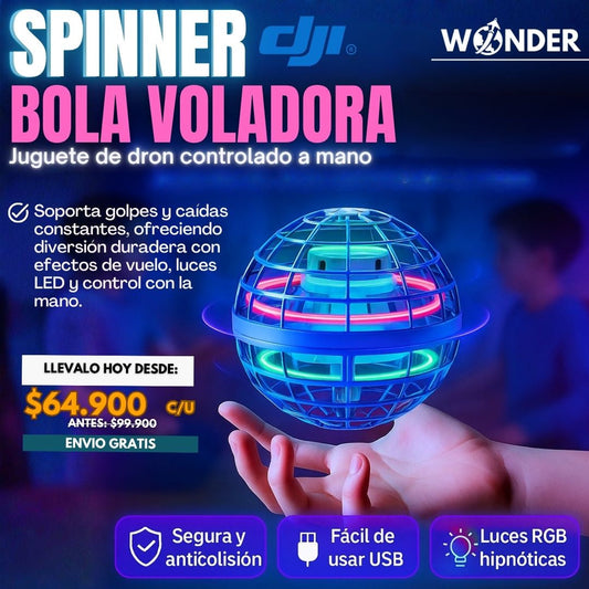JUGUETE SPINNER BOLA VOLADORA | DJI® + [ENVÍO GRATIS]