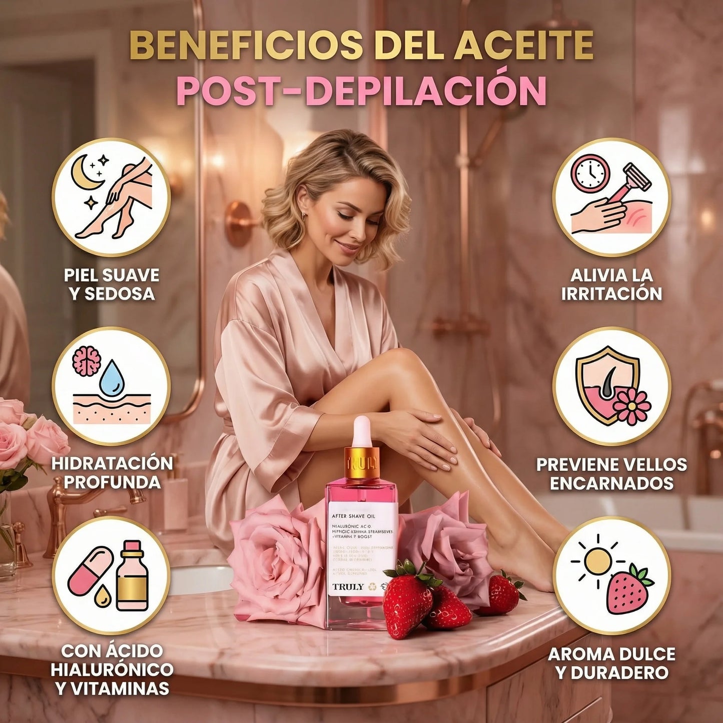 Truly Aceite Intimo Beauty Post Afeitado 🔥