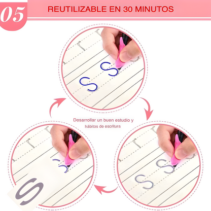 KIT DE CALIGRAFIA MAGIC X4 CON ENVÍO GRATIS Y PAGA AL RECIBIR